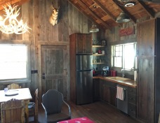 Interior Kitchen Side of Cabin