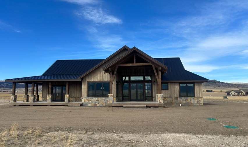 East-facing, toward the Madison Range.